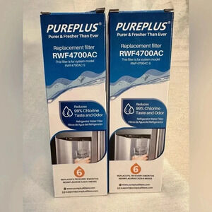 2/40$ Qty 2 Pureplus PP-RWF4200A Replacement Refrigerator Fridge Filter
